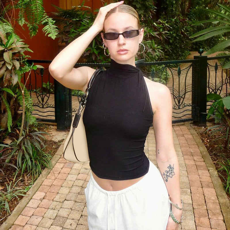 Women's slim fit vest sleeveless top