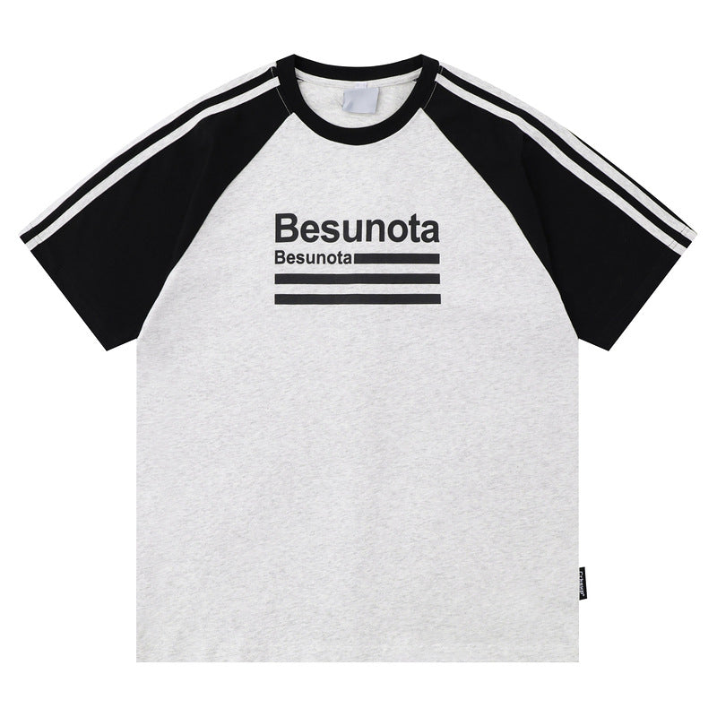 Short Sleeve T-Shirt Unisex Trendy Loose Casual Student