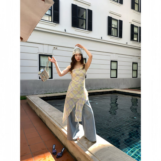 Tassel camisole dress