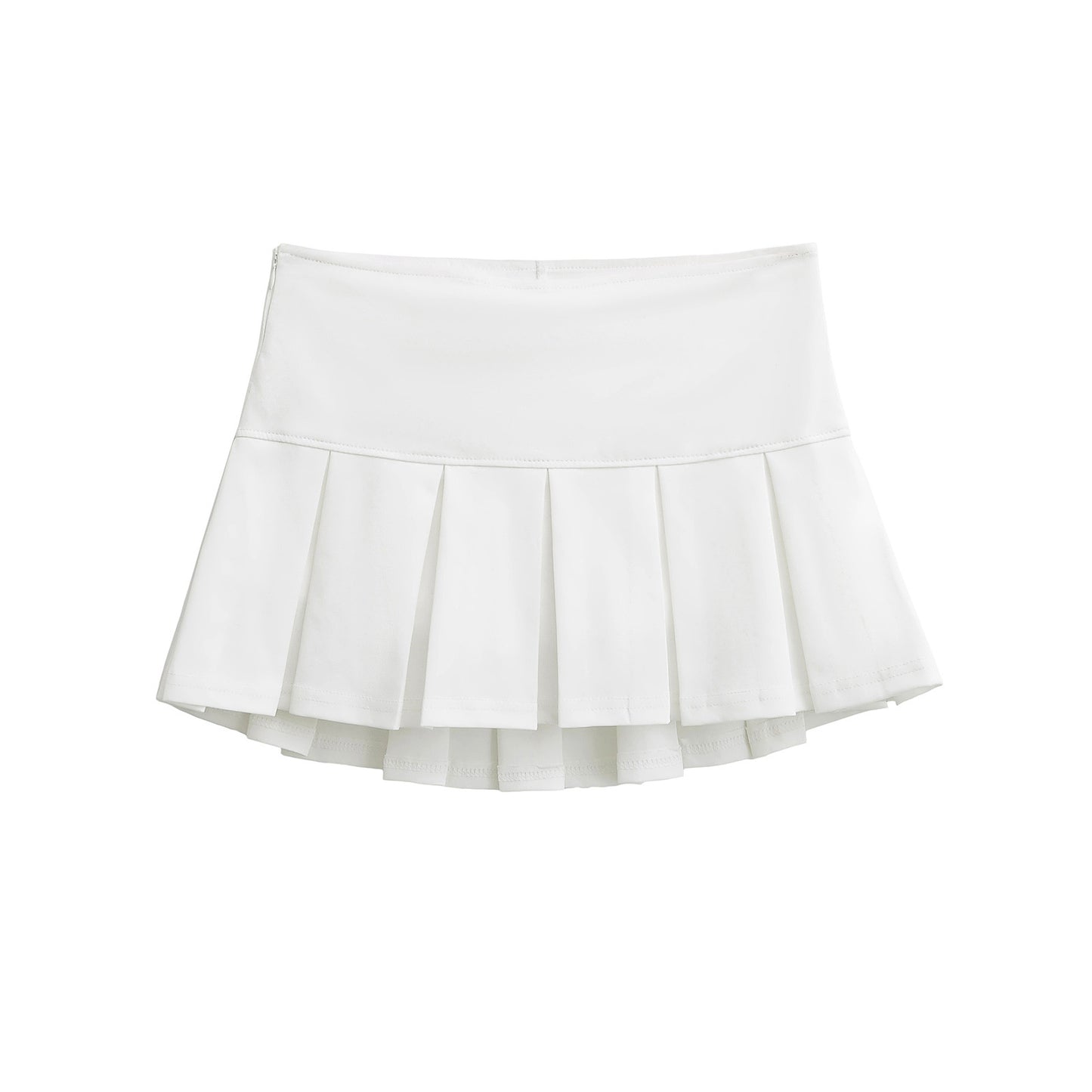 Pleated short skirt and half skirt