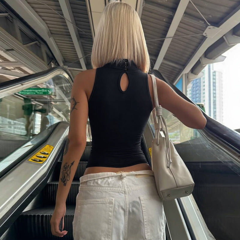 Women's slim fit vest sleeveless top