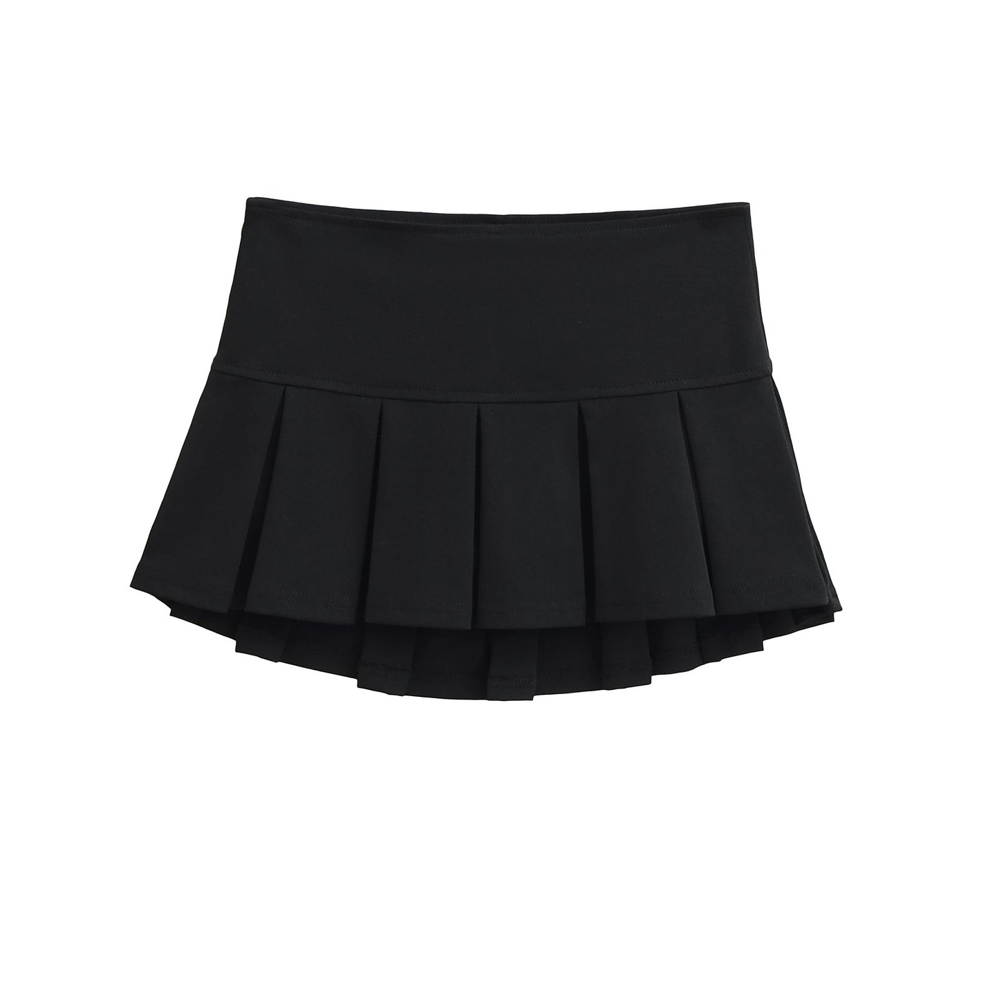 Pleated short skirt and half skirt
