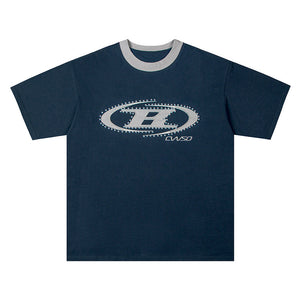 Short Sleeve T-Shirt Unisex Loose Casual Couple Half Sleeve