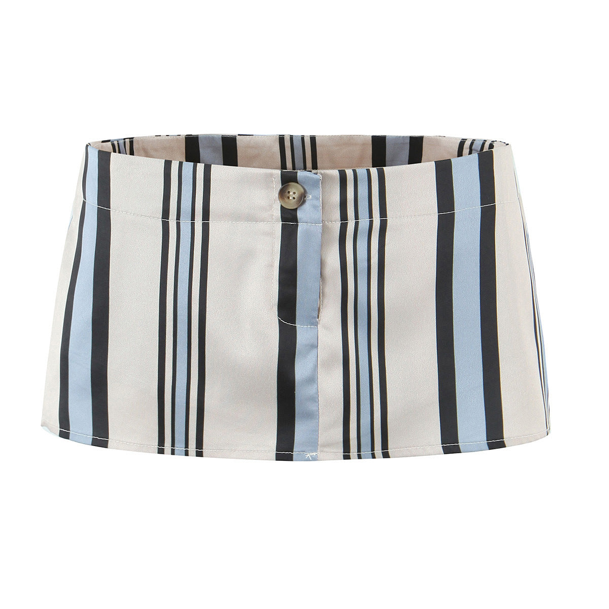 Bare back hanging neck small suspender+hip hugging short skirt