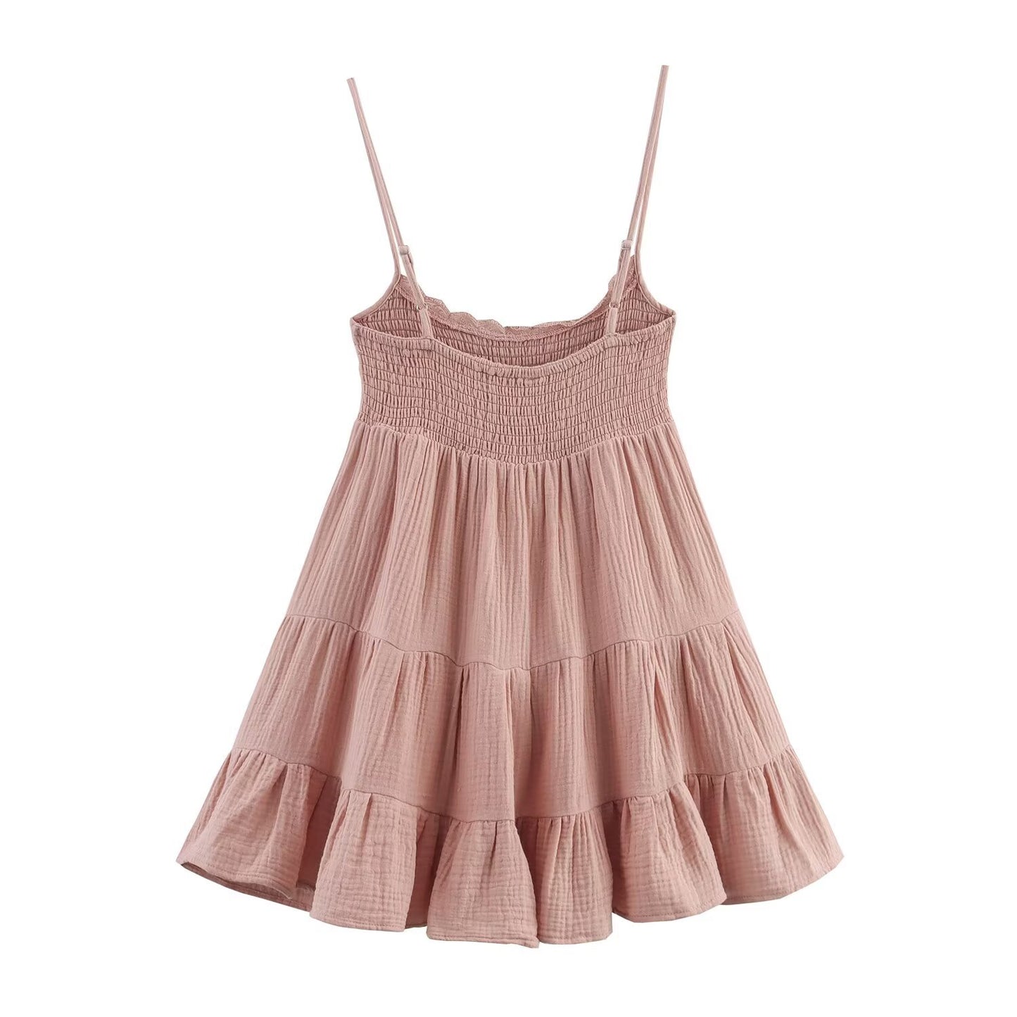 Lace slim fit short skirt dress