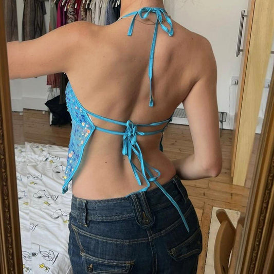 Backless Crop Top Slimming Strapless Top