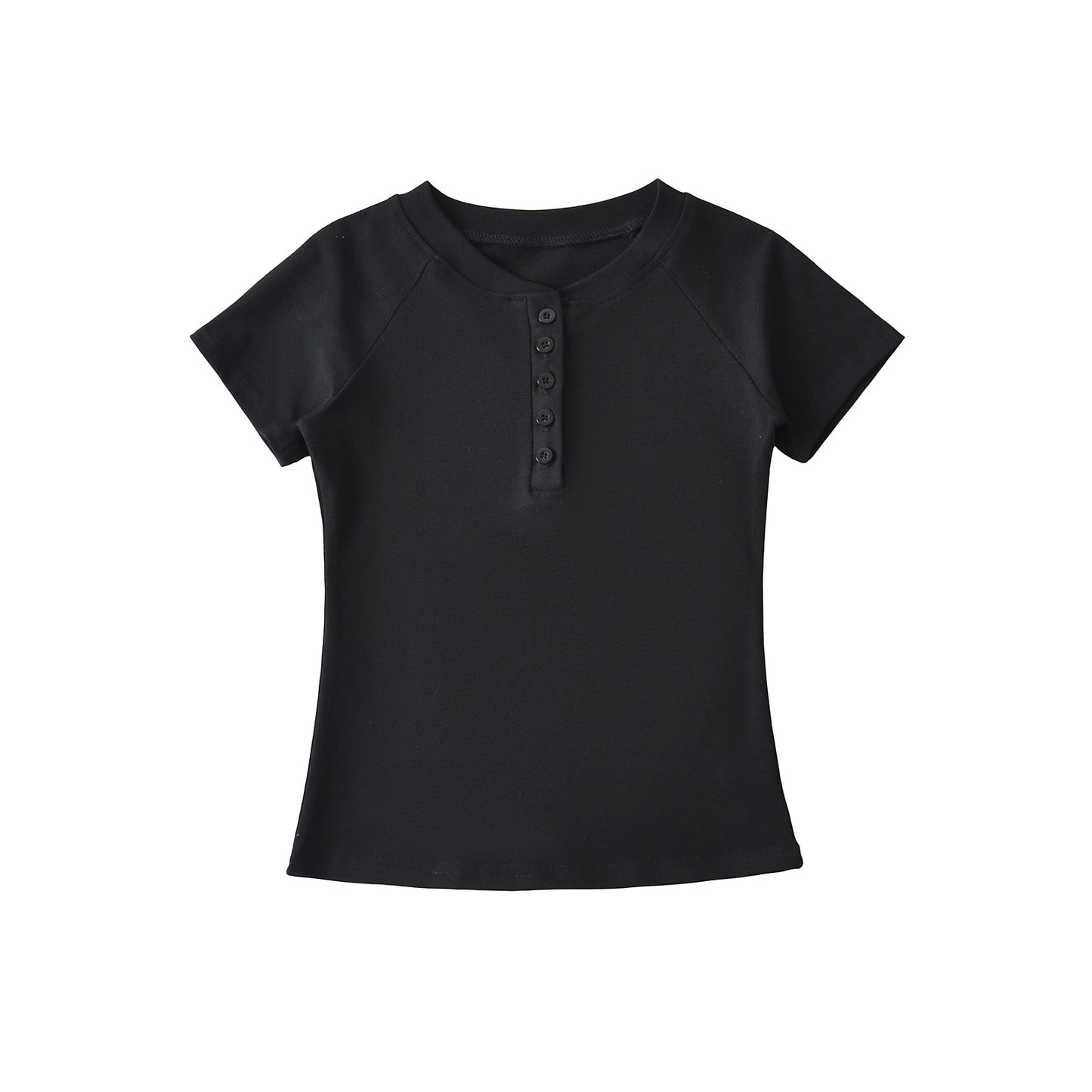 Short Sleeve T-Shirt Slim Fitting Base Top