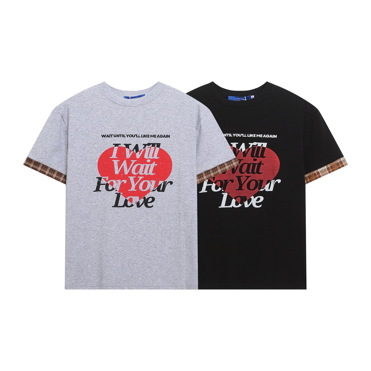 Short slim fit short sleeved T-shirt with letter print for women