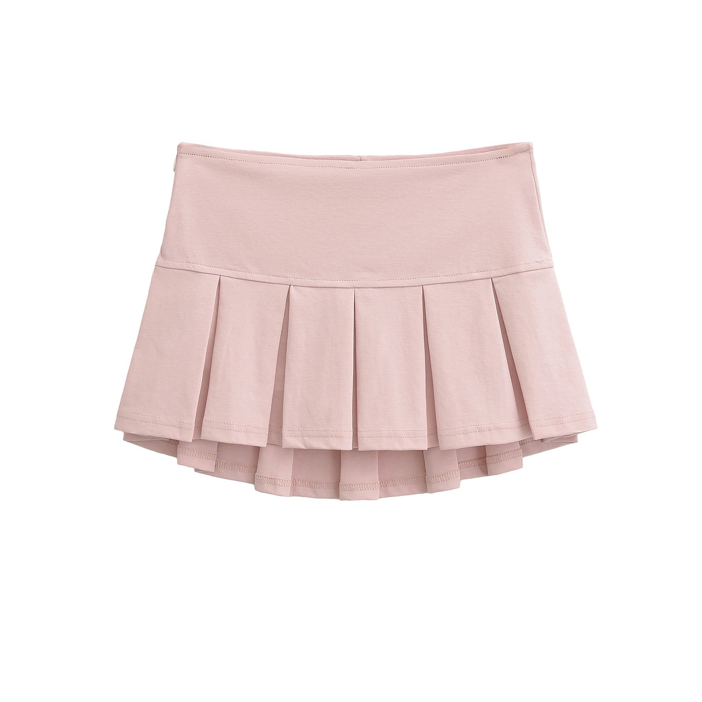 Pleated short skirt and half skirt