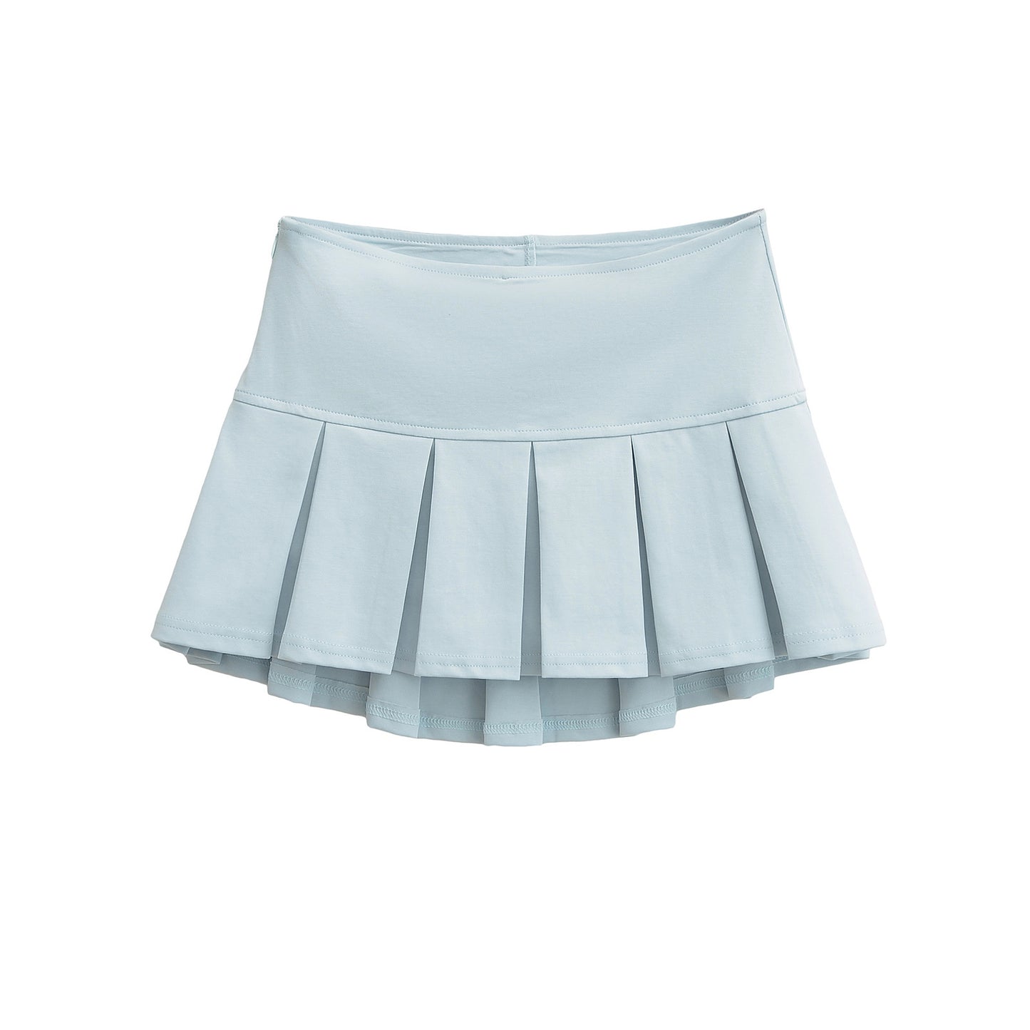 Pleated short skirt and half skirt