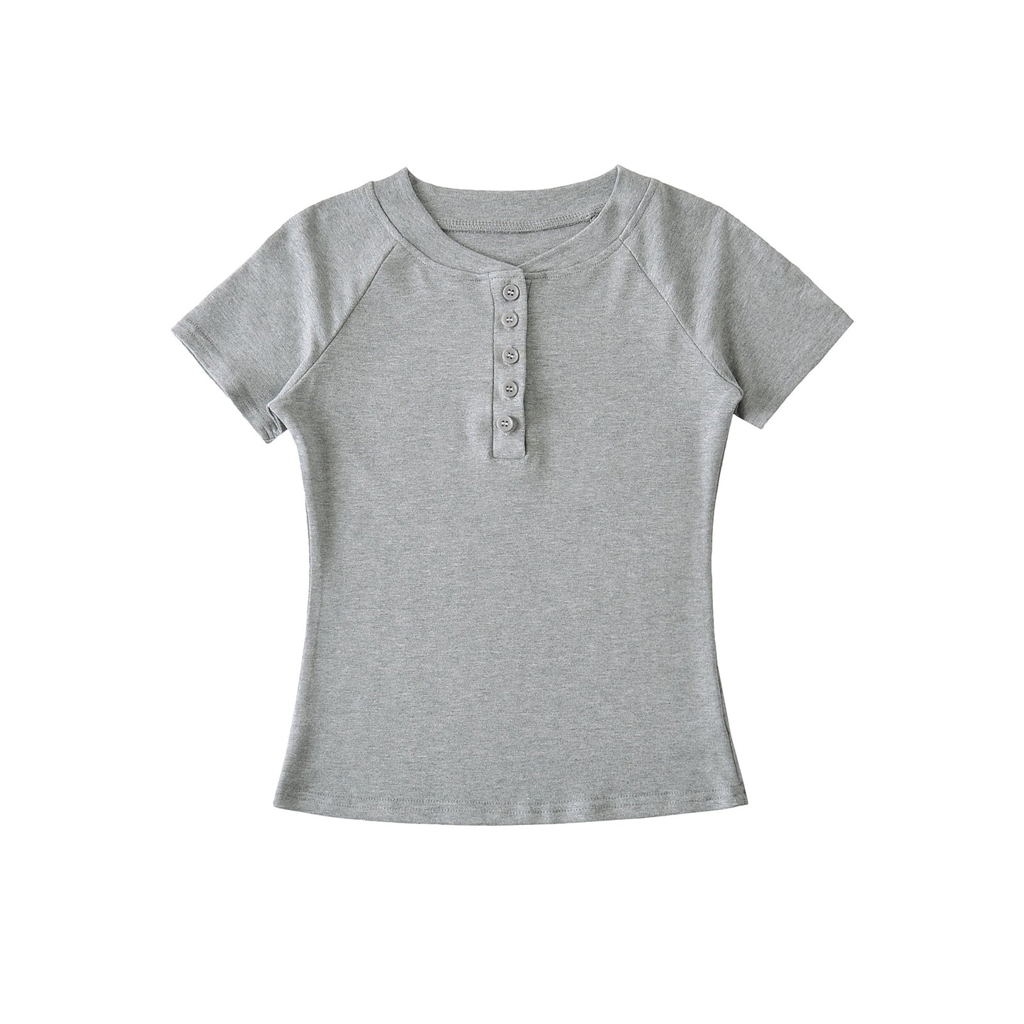 Short Sleeve T-Shirt Slim Fitting Base Top