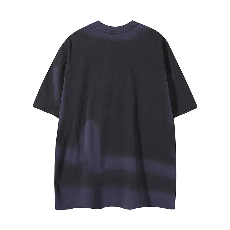 Short Sleeve T-Shirt Cotton Student Loose Retro