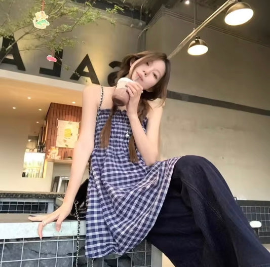 Strapless camisole skirt half skirt short skirt