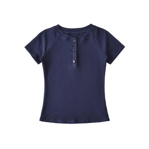 Short Sleeve T-Shirt Slim Fitting Base Top