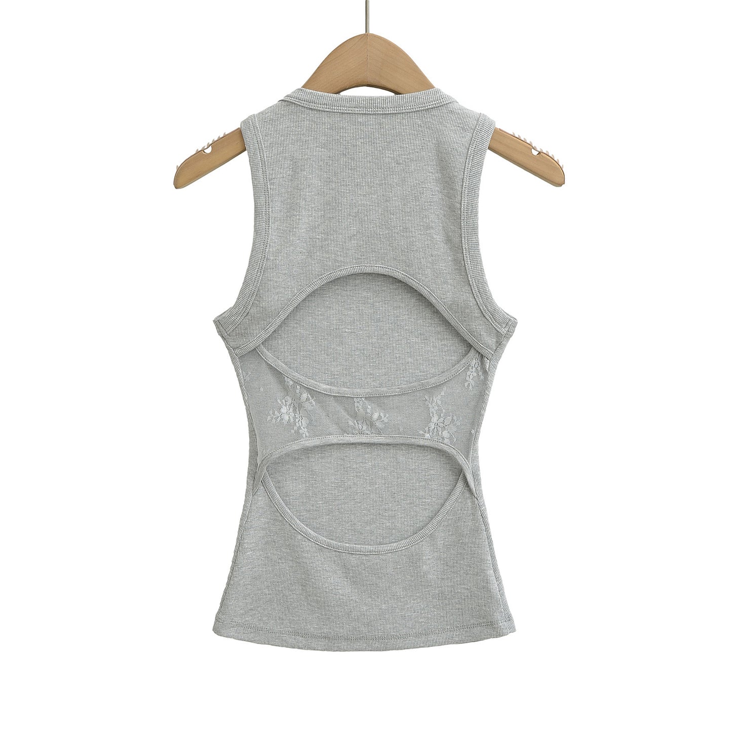 Sexy Backless Fitted Slim Sleeveless Casual Sports Tank Top