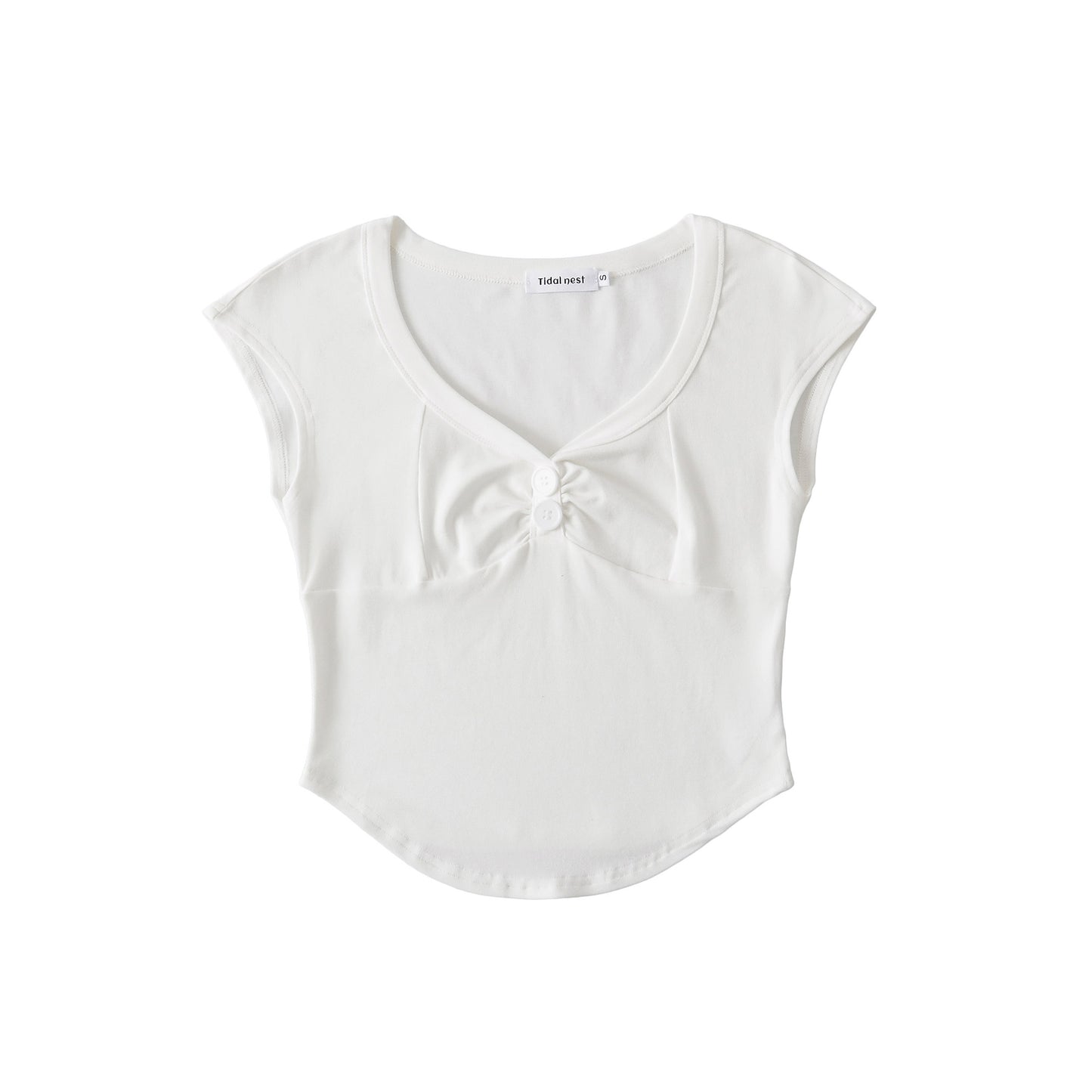 Slim Fit V-Neck Short Sleeve Crew Neck T-Shirt