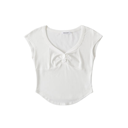 Slim Fit V-Neck Short Sleeve Crew Neck T-Shirt