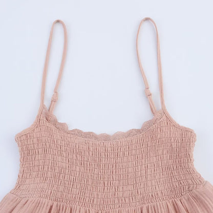 Lace slim fit short skirt dress