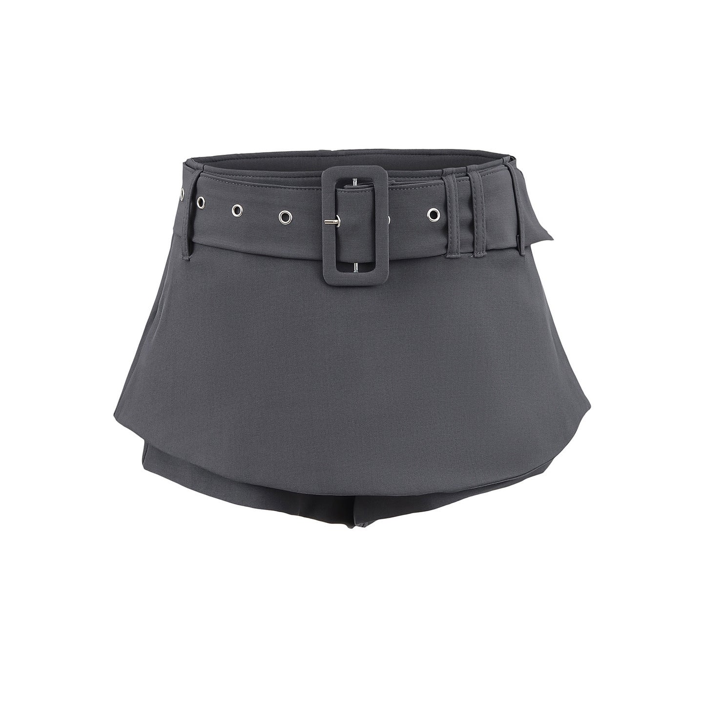 Low waisted waist belt skirt pants half skirt