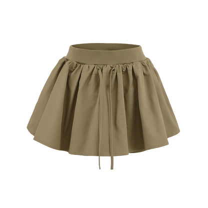 Elastic Waist Anti-Exposure Skirt