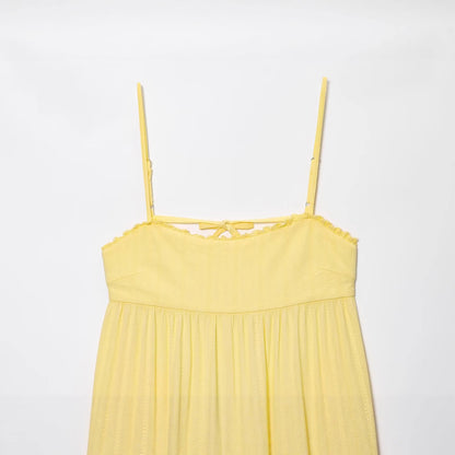 Gentle Style Forest Series Backless Spliced Dress