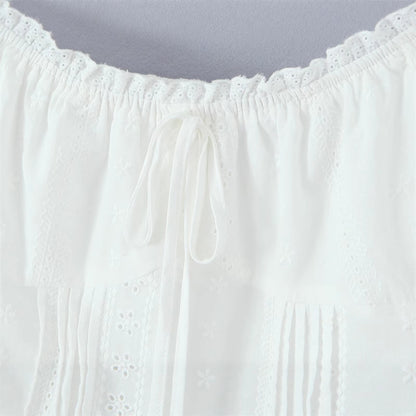 Sexy Lace Embroidered One-Shoulder Slim Dress with Style