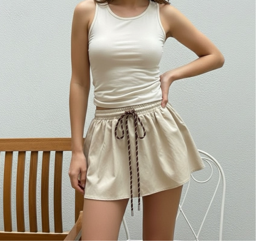 Puffy skirt and half skirt