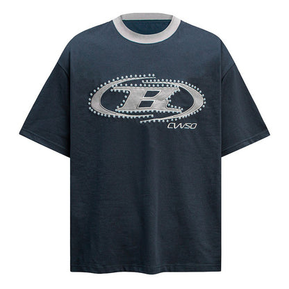 Short Sleeve T-Shirt Unisex Loose Casual Couple Half Sleeve