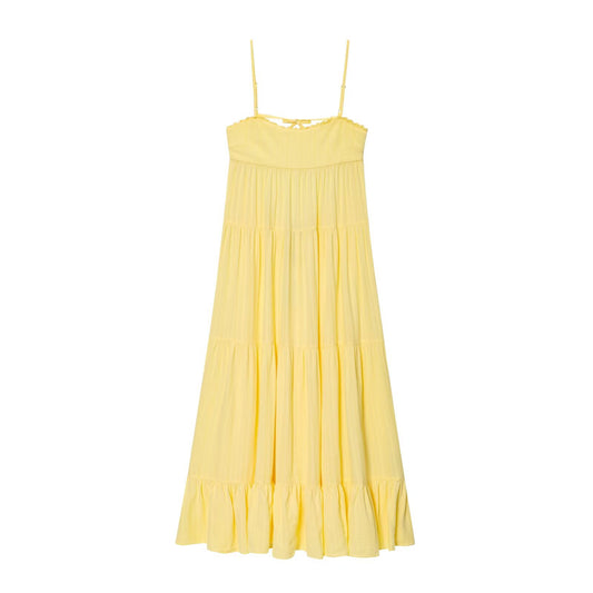 Gentle Style Forest Series Backless Spliced Dress