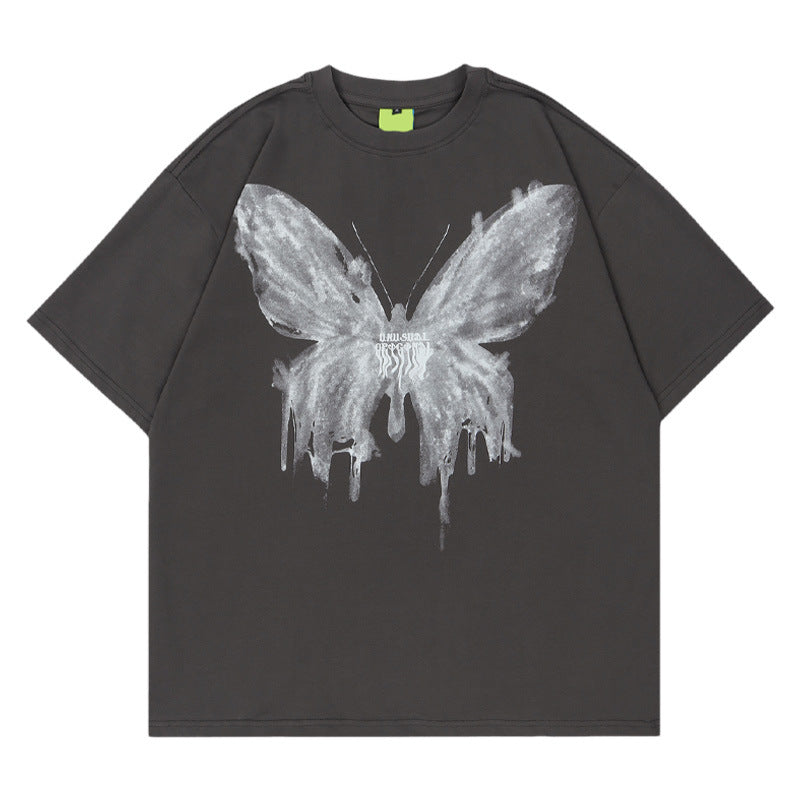 Butterfly Oversize  Loose Unisex Short Sleeve T-Shirt