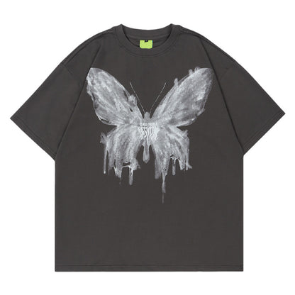 Butterfly Oversize  Loose Unisex Short Sleeve T-Shirt