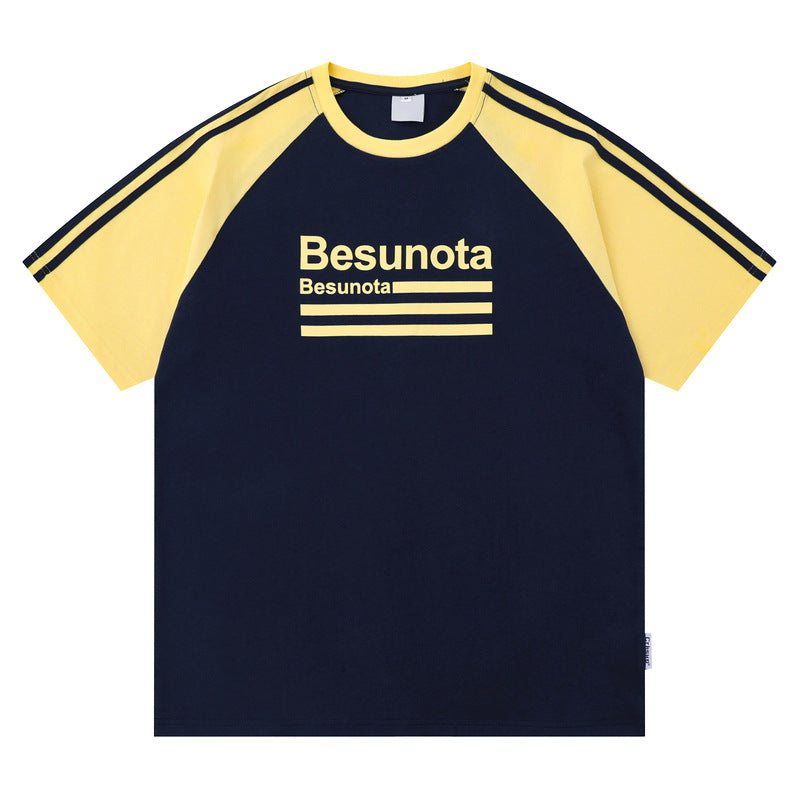 Short Sleeve T-Shirt Unisex Trendy Loose Casual Student