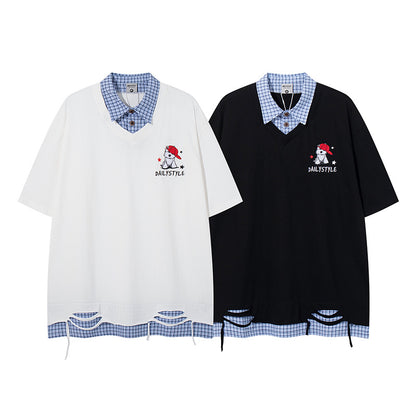 Half Sleeve T-Shirt for Men and Women Summer Short Sleeve