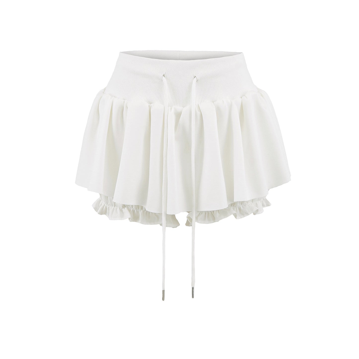 Ballet Design Knitted Low Waist Skirt