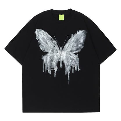 Butterfly Oversize  Loose Unisex Short Sleeve T-Shirt