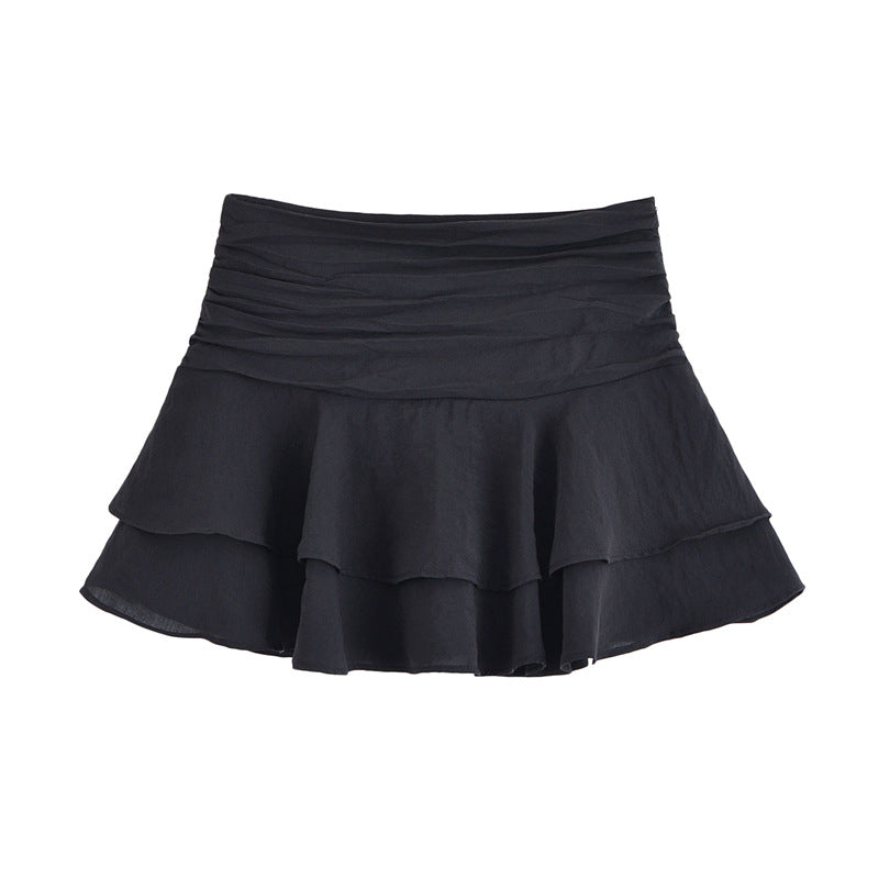 Spring New Women's Design Sense Unique Versatile Fitted Slim Casual Skirt