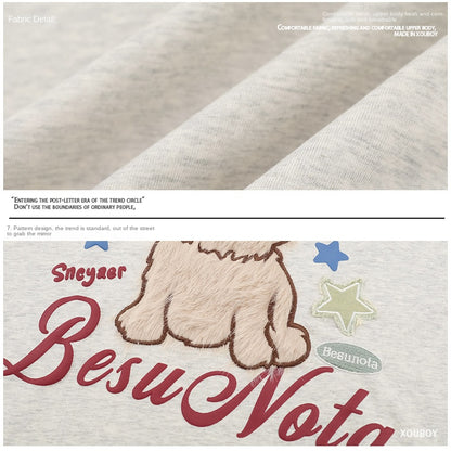 Short Sleeve T-Shirt  Loose Korean Lazy Style Half Sleeve