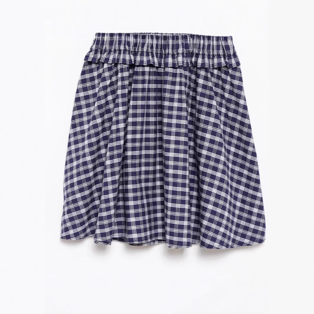 Strapless camisole skirt half skirt short skirt
