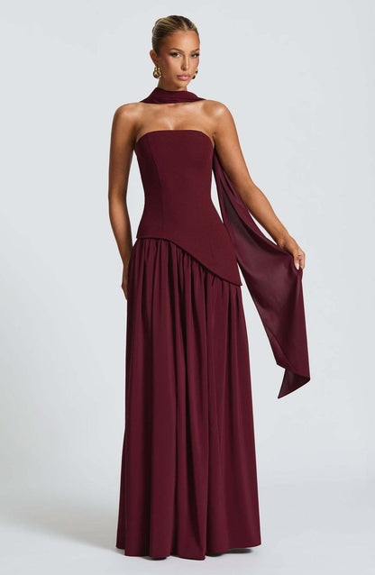 Women's  Slit Dress Fashionable Sexy Backless High Slit Long Dress