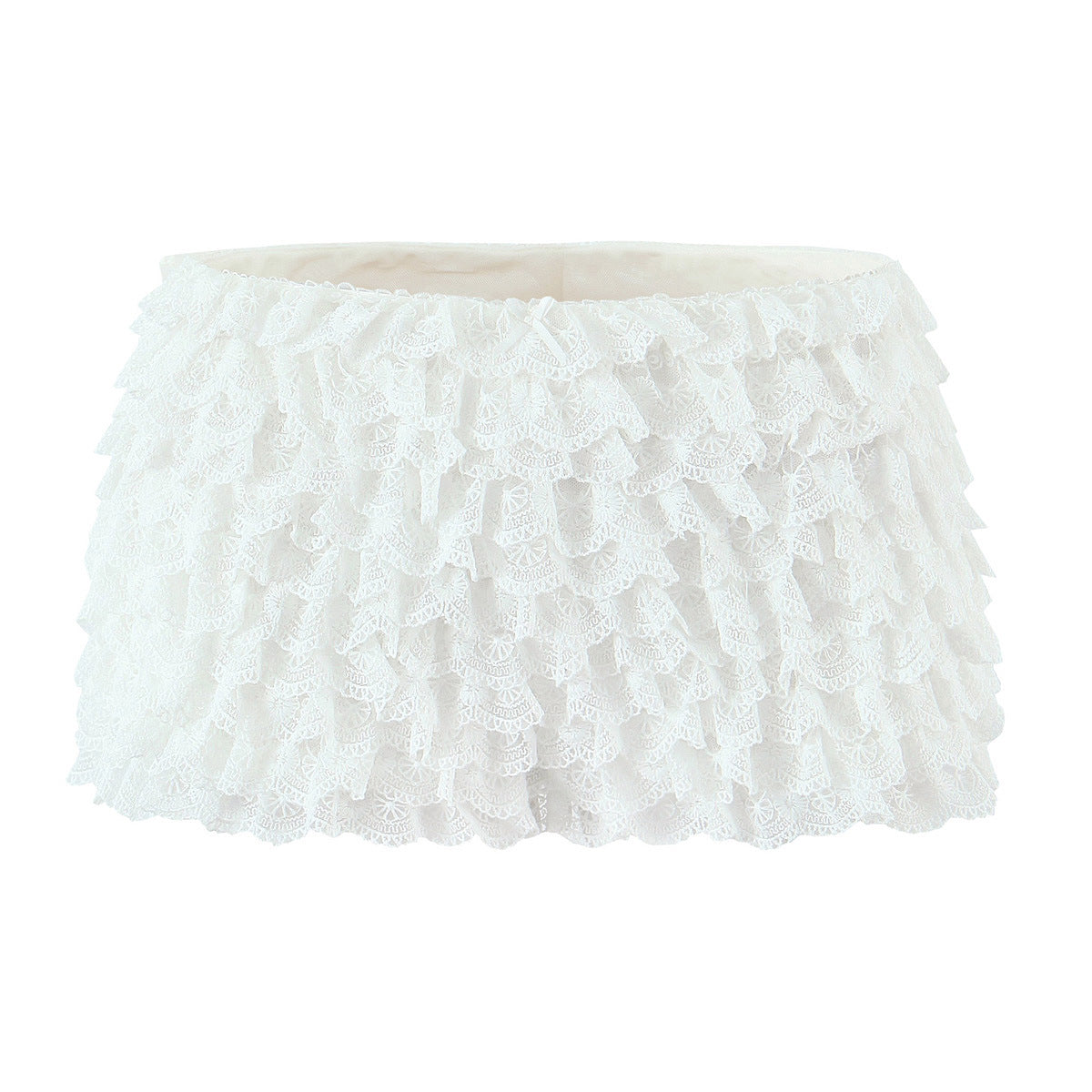 Bow lace lace skirt shorts for women