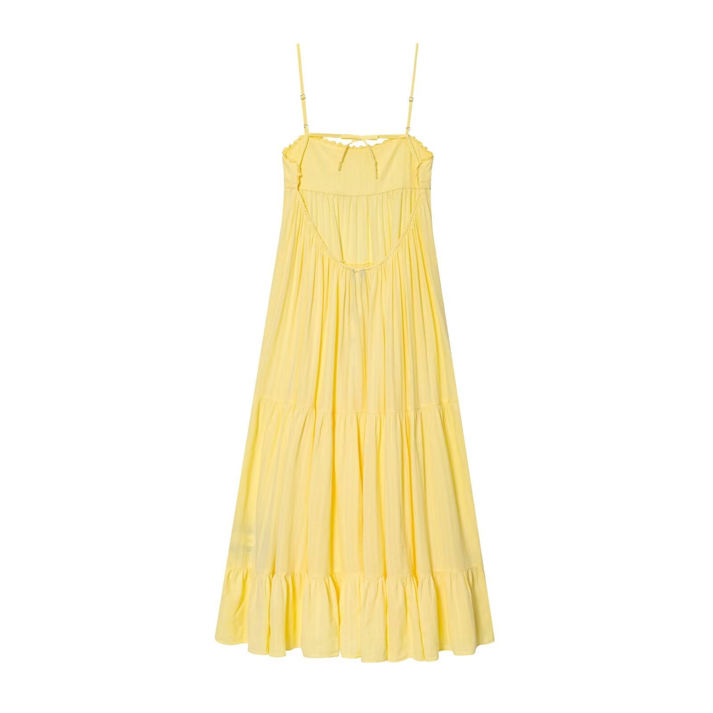 Gentle Style Forest Series Backless Spliced Dress