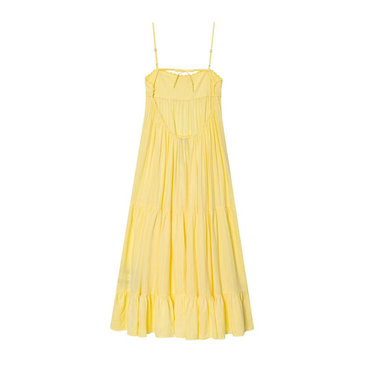 Gentle Style Forest Series Backless Spliced Dress