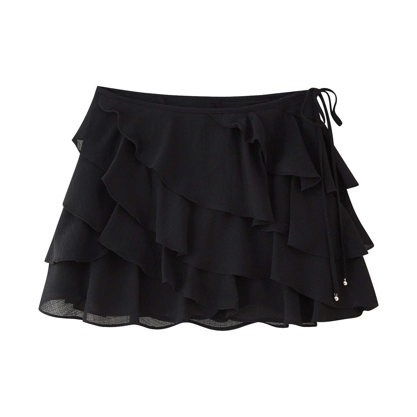 Women's Layered Decorative Shirt + Skirt Set