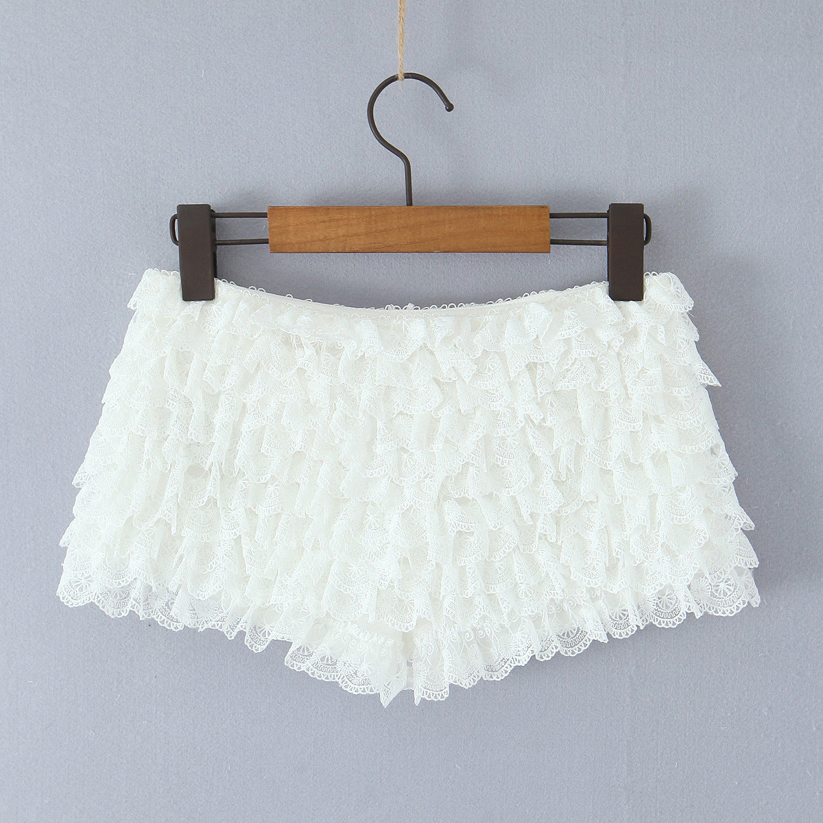 Bow lace lace skirt shorts for women
