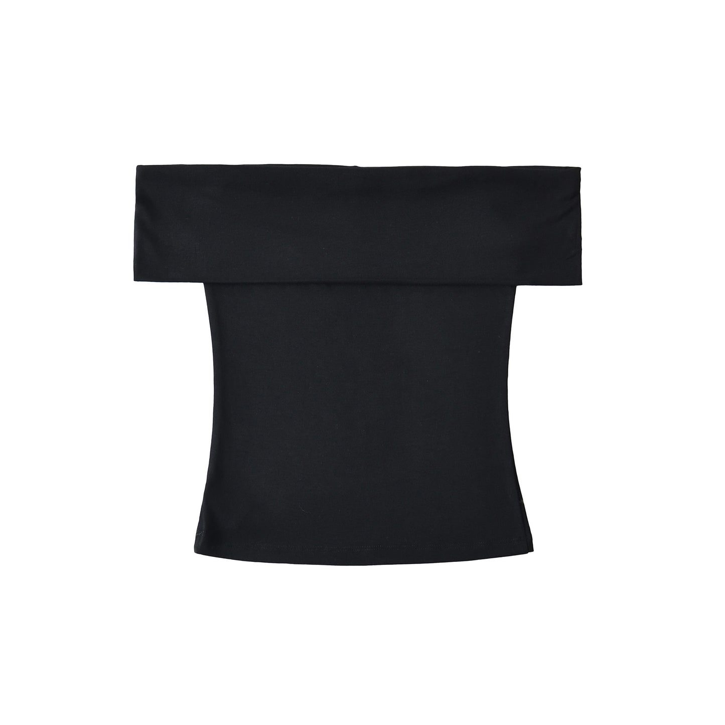 Slim One-Shoulder Plain Crop Top T-Shirt