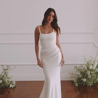 Long Evening Dress Elegant Sexy Backless Fitted Long Dress for Women