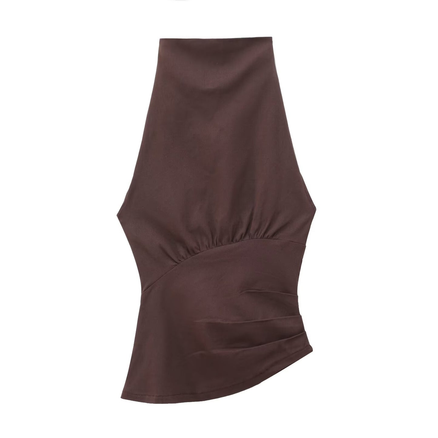 Women's Clothing INS Internet Celebrity Fashion Versatile Spicy Girl Sleeveless Backless Halter Neck Top