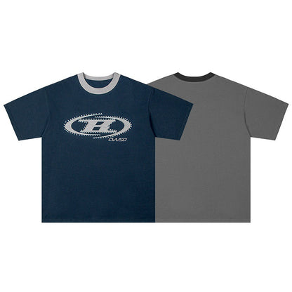 Short Sleeve T-Shirt Unisex Loose Casual Couple Half Sleeve