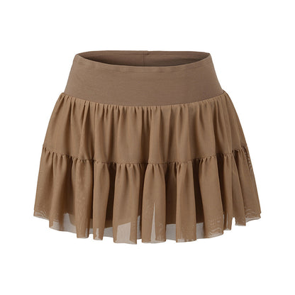 Wear safety pants to prevent exposure, cake skirt, and half skirt