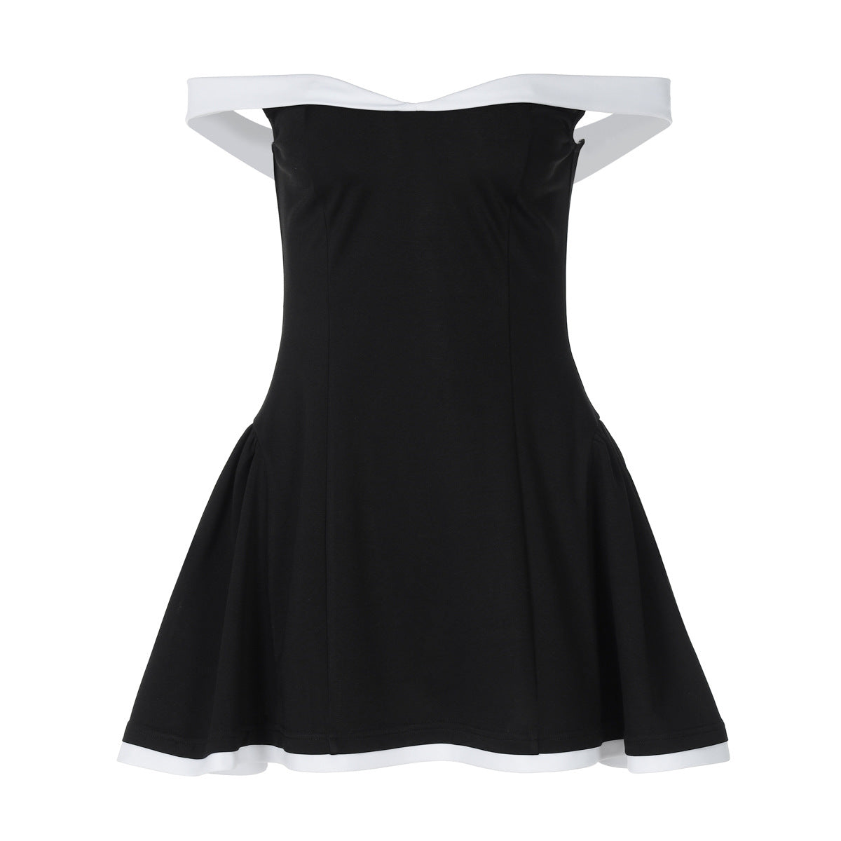 Women's Strapless Unique Evening Dress Slim Fitted Pencil Dress